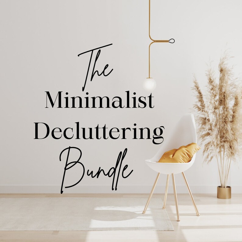 The Minimalist Decluttering Bundle - Etsy