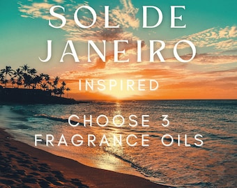 Tipos de aceite de fragancia Sol de Janeiro ~ ELIJA 3, Bum Bum, tipo Brazilian Crush, Bom Dia Bright, Beija Flor, Rio Radiance, Coco Cabana, Cheirosa