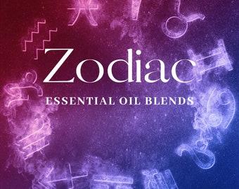 ZODIAC Essential Oil Blend ... Choose your Sign ... 1/3 oz Roll on / Zodiac Perfume Oil / Astrology Blend/ Zodiac Blend / Astrology Perfume