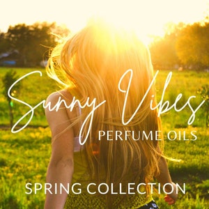 SUNNY VIBES Perfume Oil / 10ml / SPRING Perfume /Summer Perfume / Lavender / Lily / Ambrosia / Apricot / Hot Girl Perfume / Summer Scent