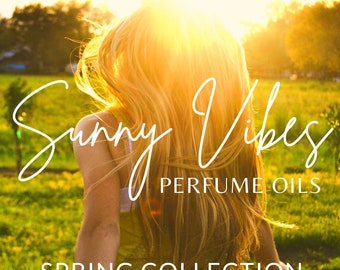 SUNNY VIBES Perfume Oil / 10ml / SPRING Perfume /Summer Perfume / Lavender / Lily / Ambrosia / Apricot / Hot Girl Perfume / Summer Scent