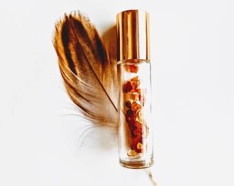 VIBRAS TERRESTRES ~ Aceites de perfume de 10 ml / Elija 1 / Infusión de piedras preciosas y aceites esenciales auténticos / Fragancias limpias / Vegano / Sin ftalatos