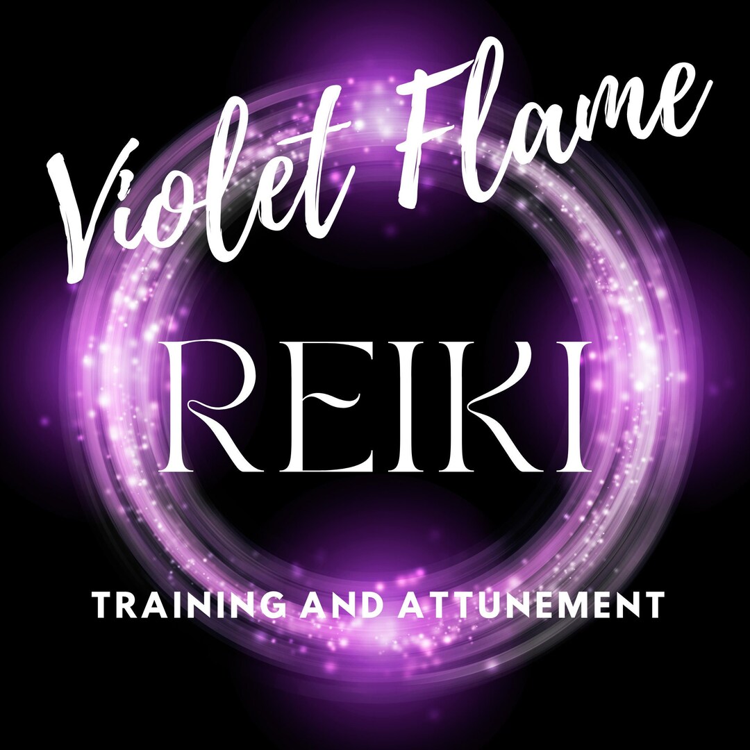 VIOLET FLAME Reiki Energy Attunement / Kuan Yin / Goddess / Distance