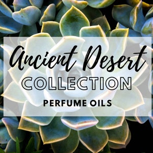ANCIENT DESERT Perfume Oil Collection ... 4 Natural Gemstone Infused Perfume / High Vibes Fragrance Oils /Toxin Free Perfume /Desert Perfume