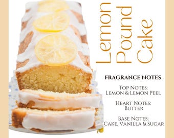 PASTEL DE LIMÓN - Aceite de perfume / Aceite con fragancia de limón / Perfume gourmand / Perfume de lujo / Aroma delicioso de panadería, Fragancia gourmet