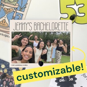 Cartes de vœux personnalisées | cartes plates mates de haute qualité | De belles cartes postales avec enveloppe | Beau cadeau d'enterrement de vie de jeune fille personnalisé