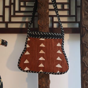 Tote Bag | African Mud Cloth Tote Bag | Boho Handbag | Mud Cloth Shoulder Bag