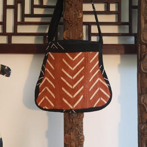 Tote Bag | African Mud Cloth Tote Bag | Boho Handbag | Mud Cloth Shoulder Bag