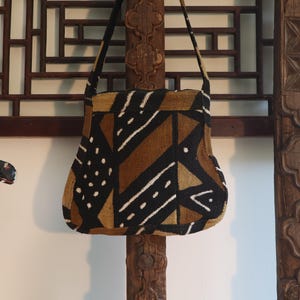 Tote Bag | African Mud Cloth Tote Bag | Boho Handbag | Mud Cloth Shoulder Bag
