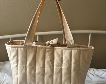 Beige Mini Tote