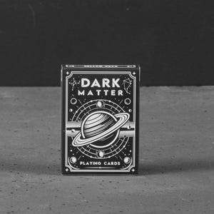 Cartas de juego de materia oscura
