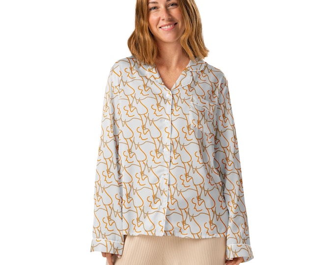 Women’s long sleeve pajama top