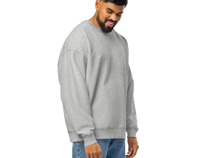 SS Unisex organic oversized sweatshirt (PH l)