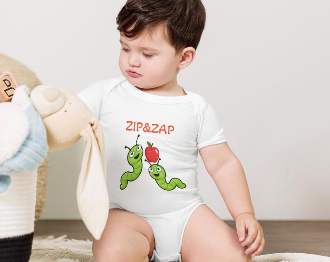 Greedy Guest Baby short sleeve one piece