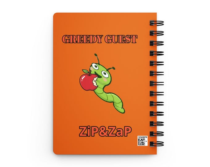 Greedy Guest Spiral bound journal