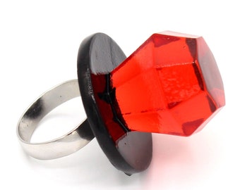 Joyas Anillos De Compromiso De Plastico Logotipo Personalizado De