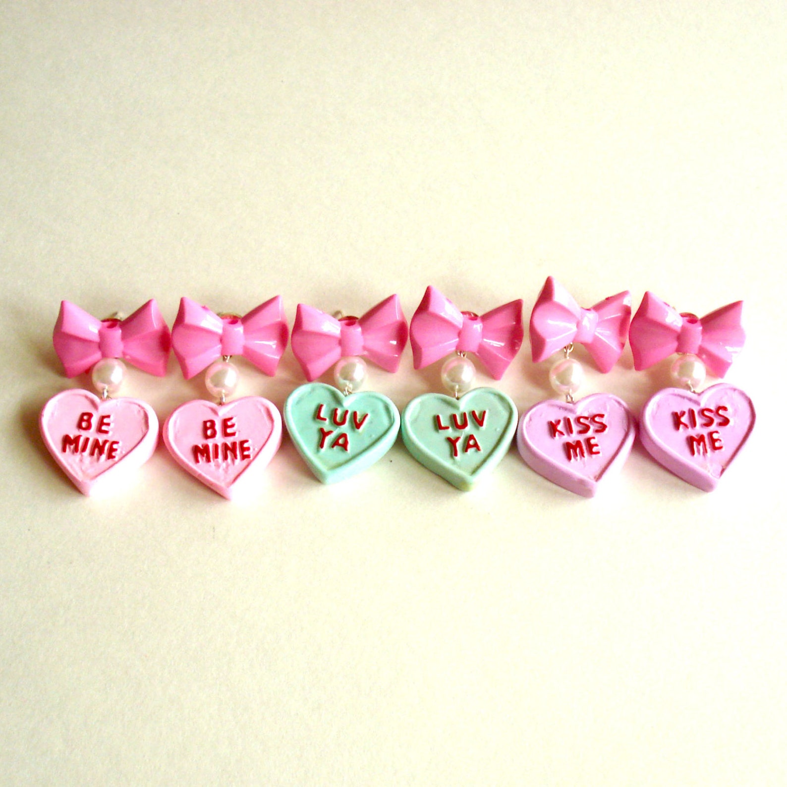 Conversation Heart Earrings main image 1
