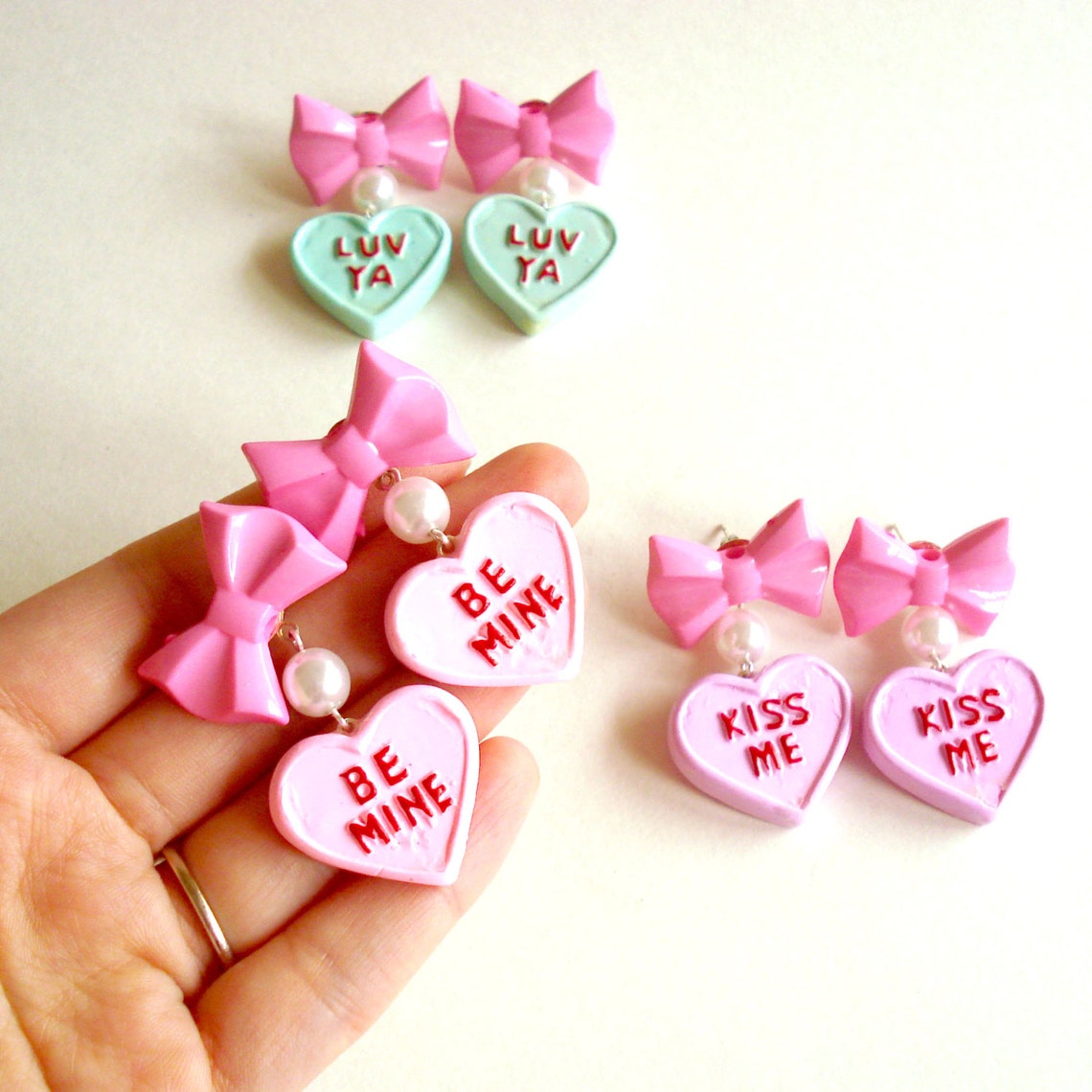 Conversation Heart Earrings main image 0