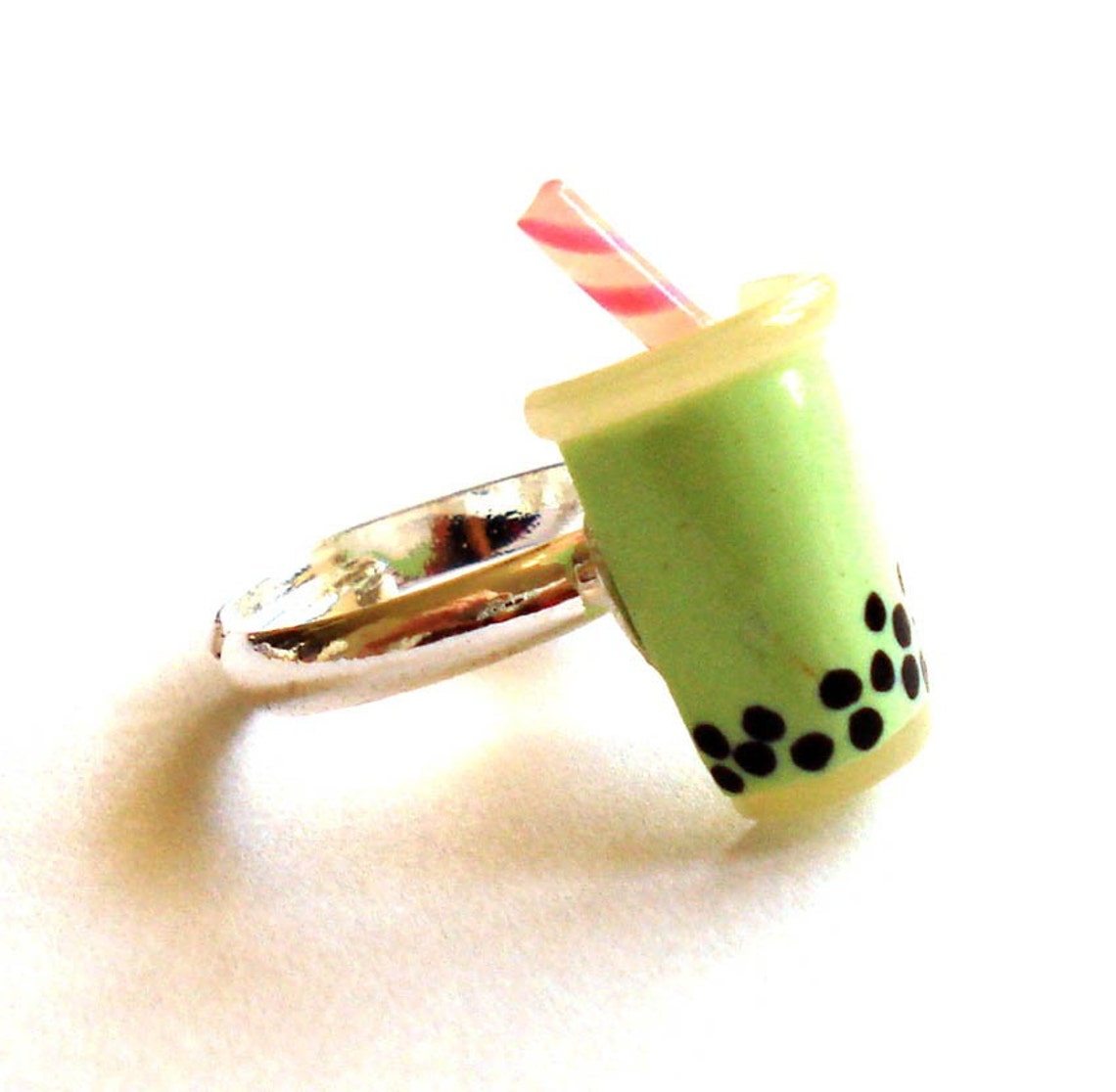 Boba Tea Ring Bubble Tea Ring Kawaii Bubble Tea Jewelry Thai Etsy