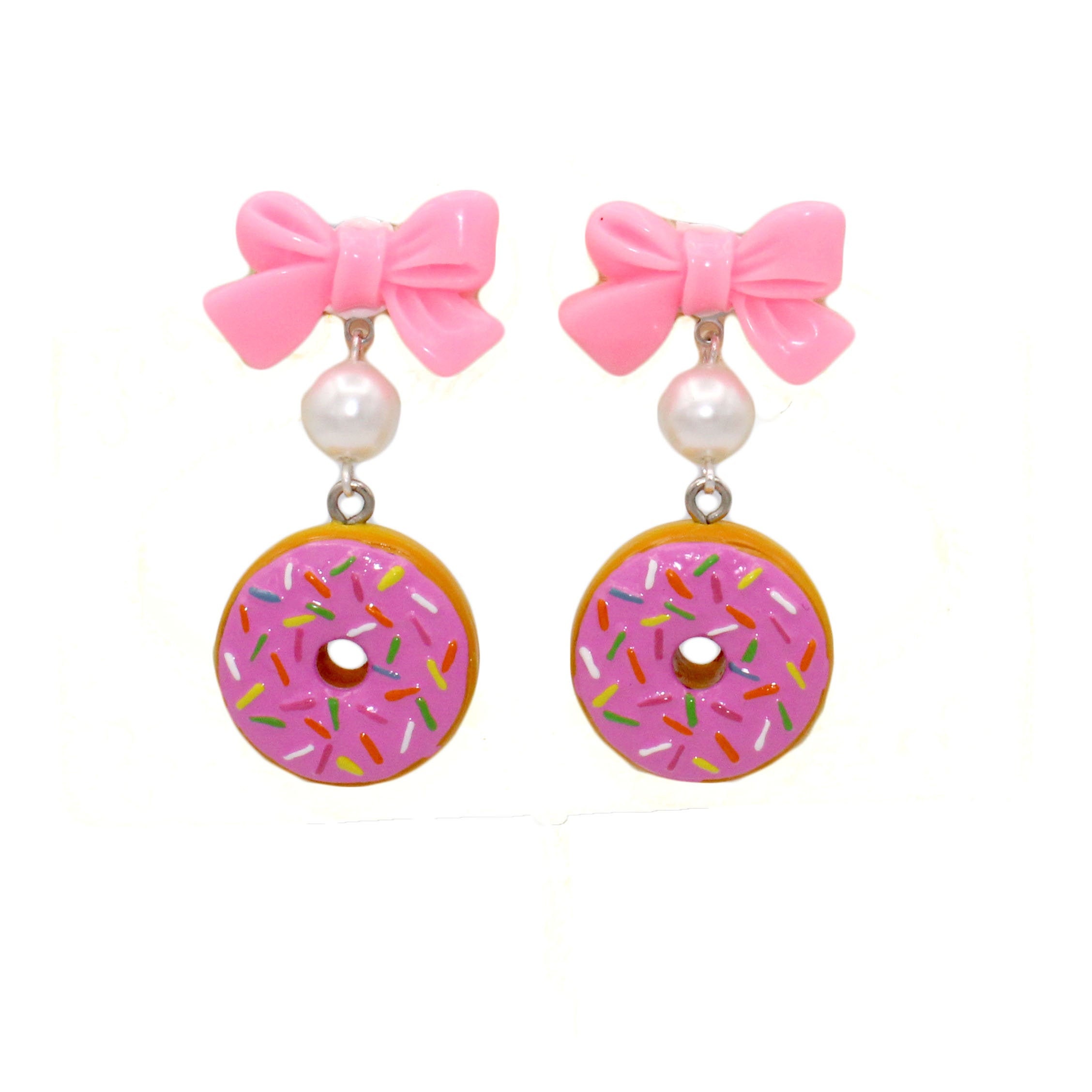 Donut earrings best sale