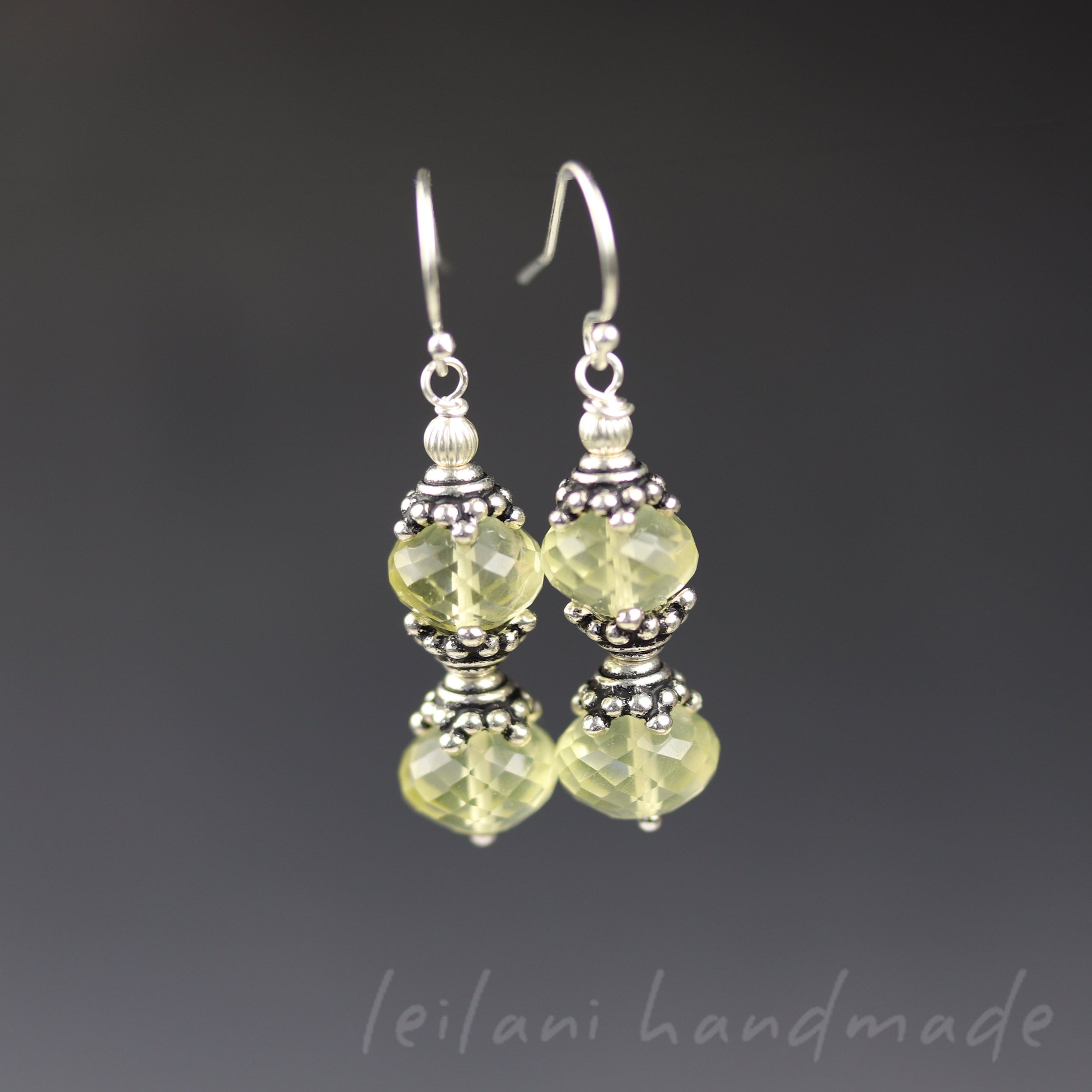 Lemon Quartz Earring - Etsy Canada