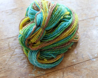 Handspun yarn – Cormo – Fresh - 2ply DK - Hand Processed Hand Dyed