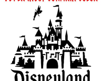 Disneyland Castle vinyl decal, sticker - NEW