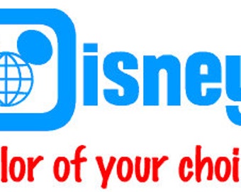 Disneyworld - Traditional Walt Disney World decal