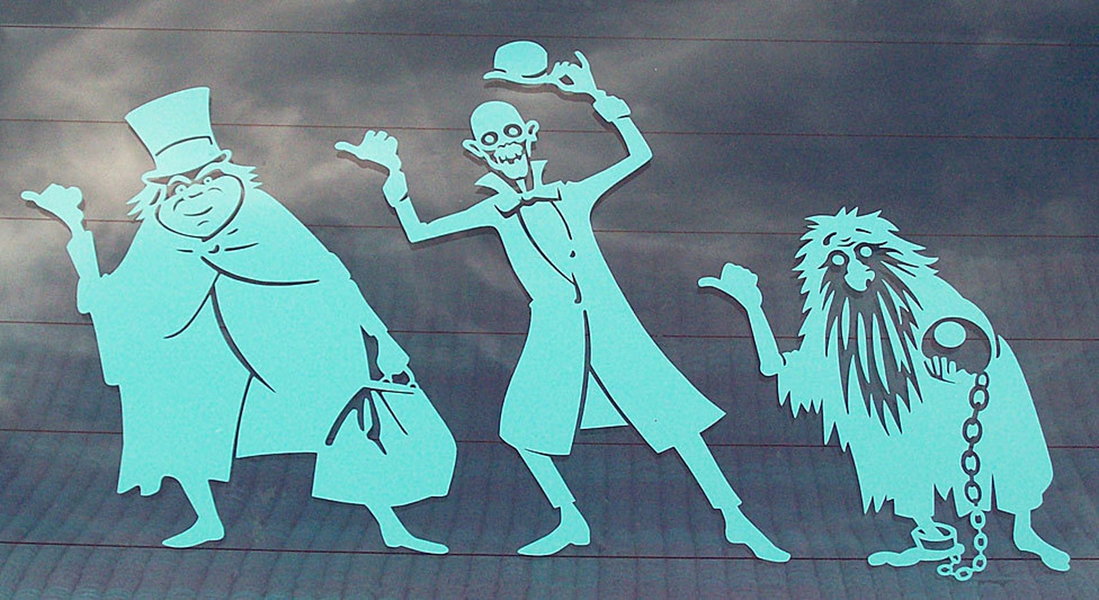 The Haunted Mansion Vinyl Decals Hitchhiking Ghosts Plus - Etsy
