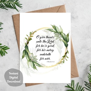 Ermutigendes christliches druckbares Gedicht Karte Schrift Dankbare Herbstblätter DIGITALER DOWNLOAD Design DIY Geschenk 8,5 "x 11" - Schnitt auf 5 "x 7"