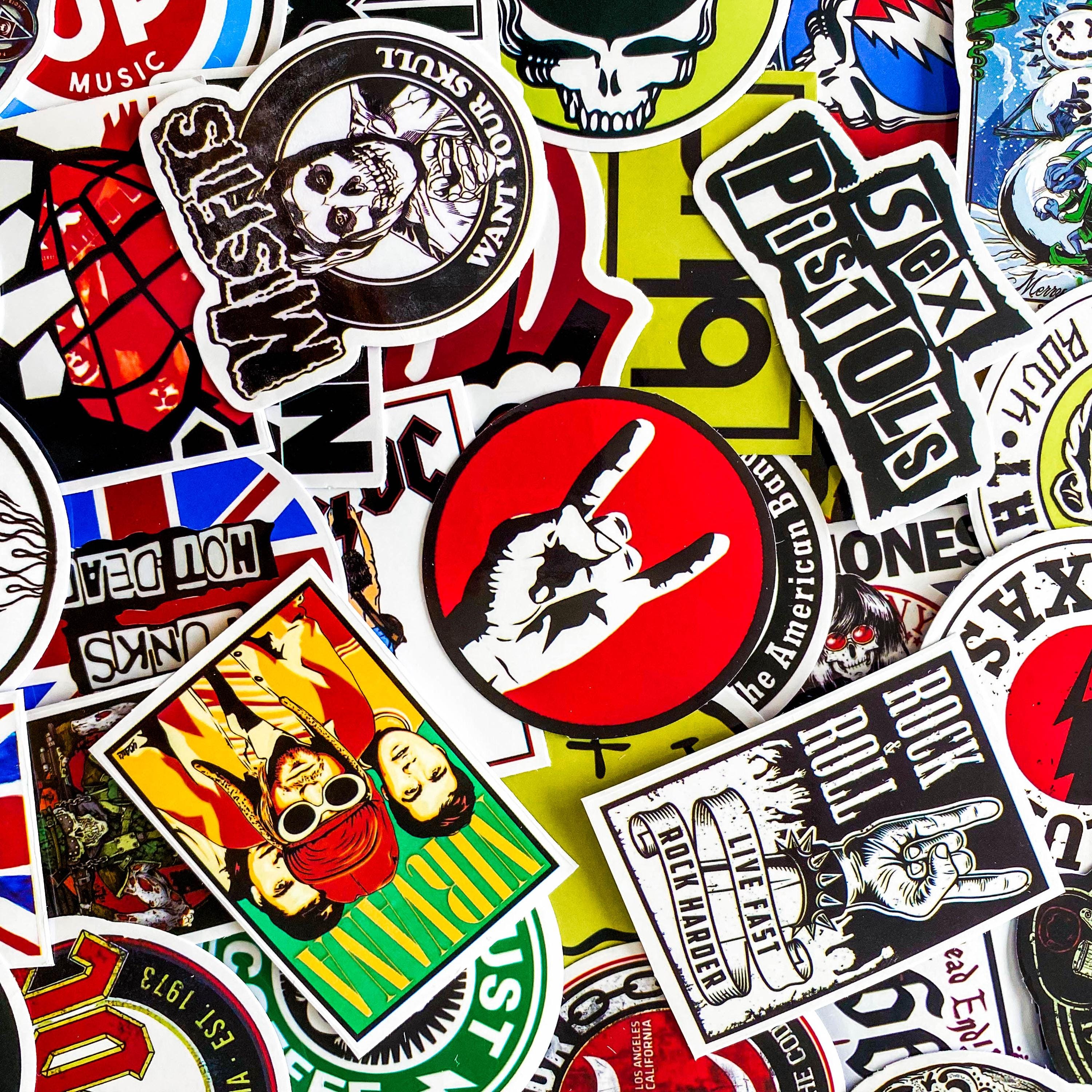 Punk Rock Stickers - Etsy