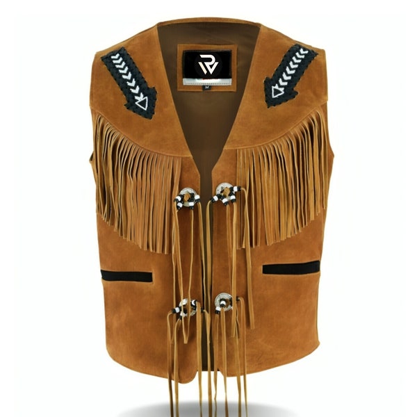 Great Description About Fringe Vest Men