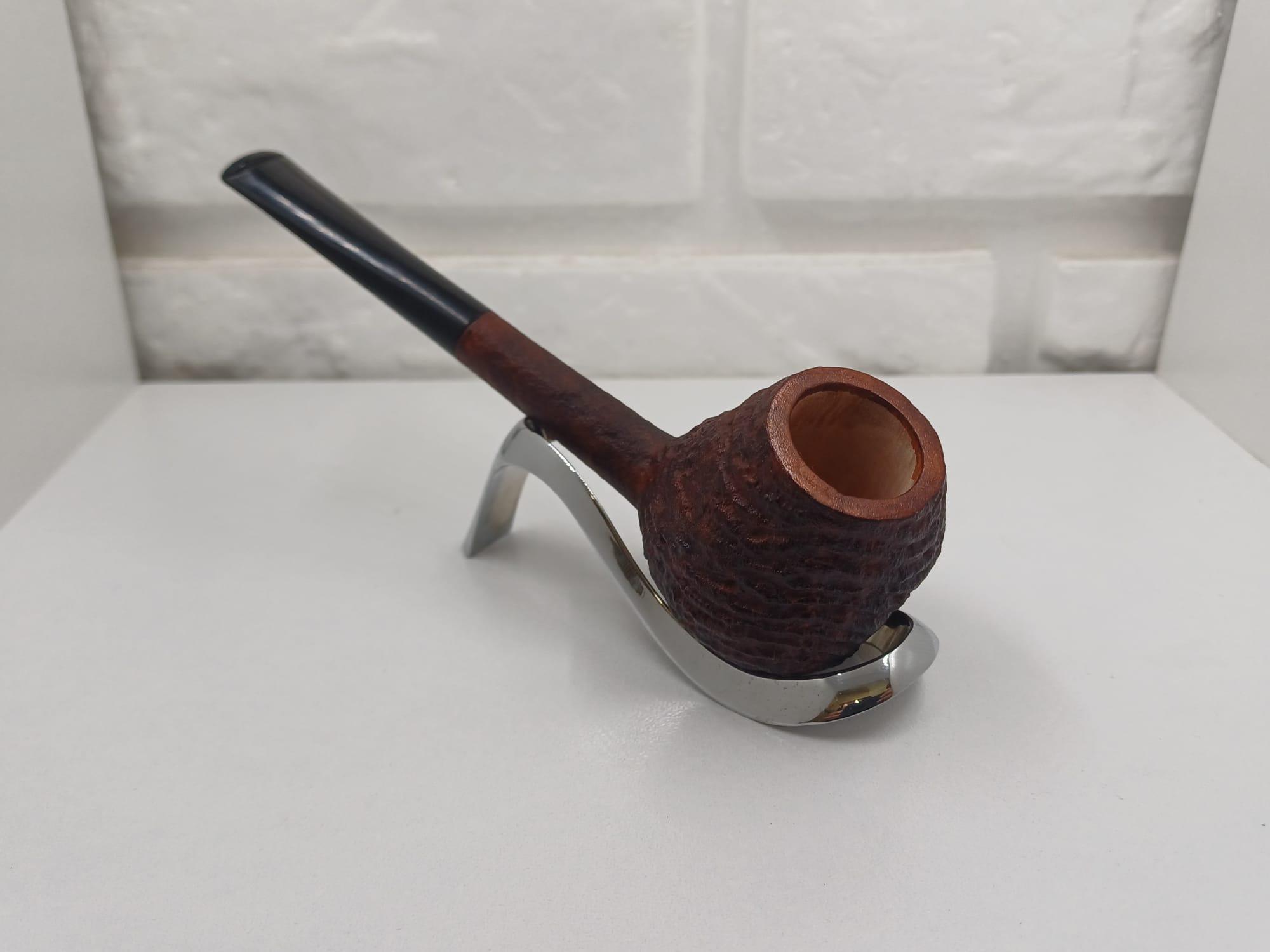 chimney tobacco pipe Tsuge Topper Sandblasted Bent Standard Chimney Panel Churchwarden Meerschaum