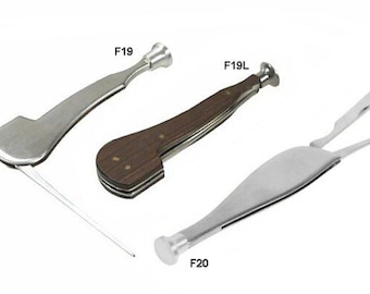 Lubinski Curapipe Classico Pipeform in acciaio inox e rivestimento in palissando F19L  | New - From the shop!