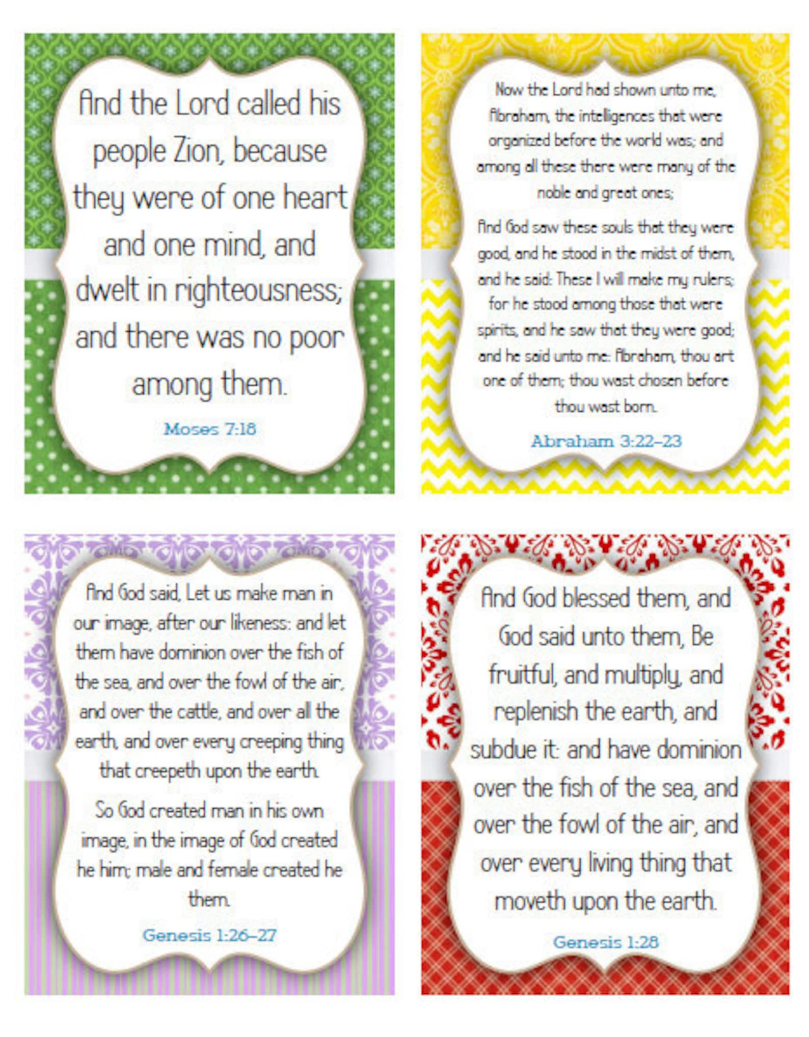 NEW Doctrinal Mastery LDS Scripture Flashcards Old Testament - Etsy