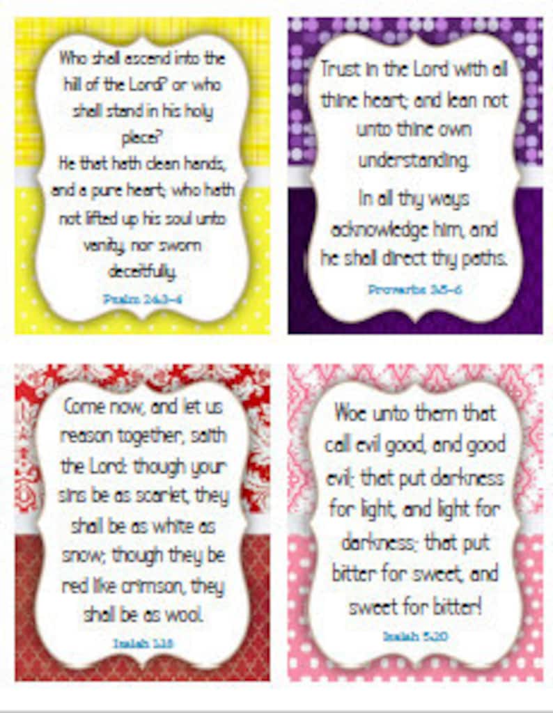 NEW Doctrinal Mastery LDS Scripture Flashcards Old Testament - Etsy