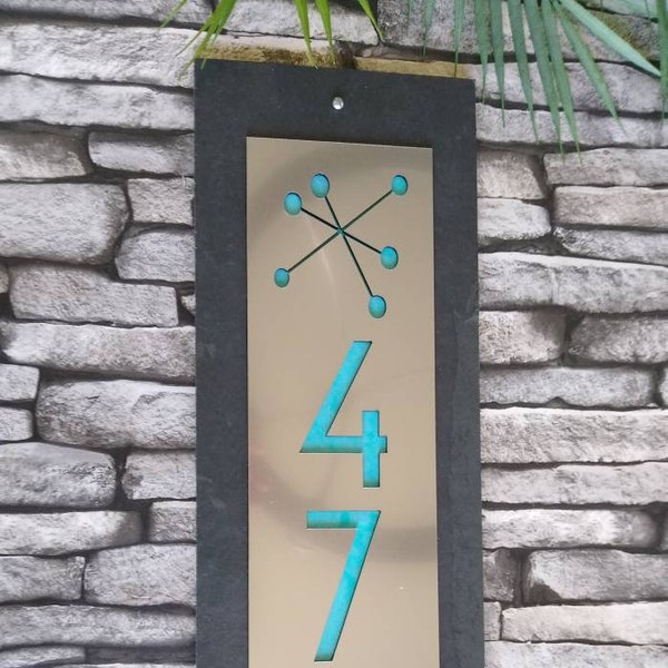 Vertical Address Plaque Etsy