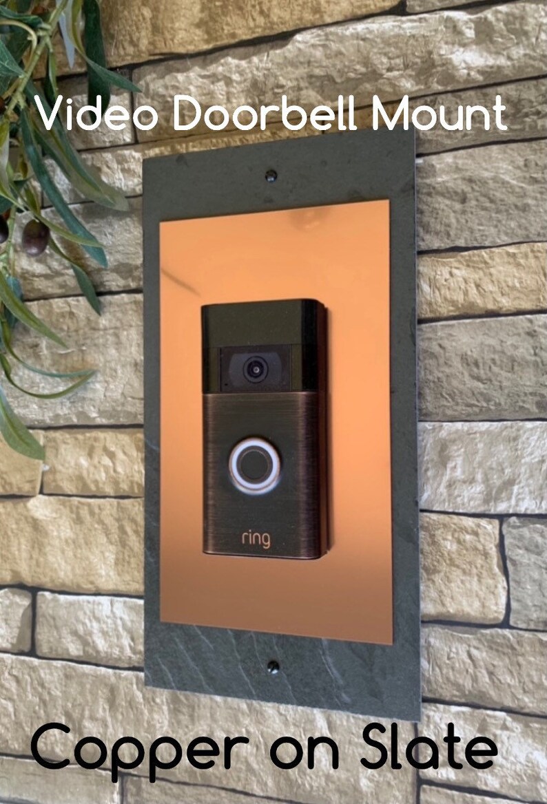 Slate Video Doorbell Mounting Plate Choice of Colors for Etsy