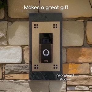 Ring Doorbell Backplate Slim Wall Plate For RingWired Doorbell