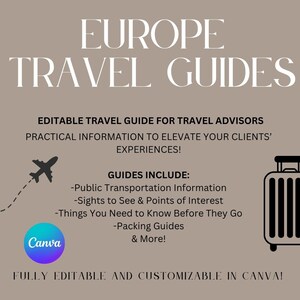 Editable Prague Travel Guide: Customizable Canva Template for Travel Agents Know Before You Go image 3