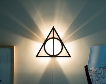 harry potter deathly hallows desk lamp