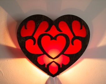 Zelda Heart Container lamp - Tears of the Kingdom