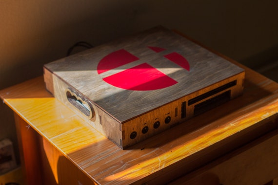 Wooden Nintendo Wii U Console Case 