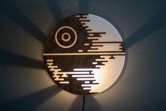 Lampe murale Star Wars Étoile de la mort