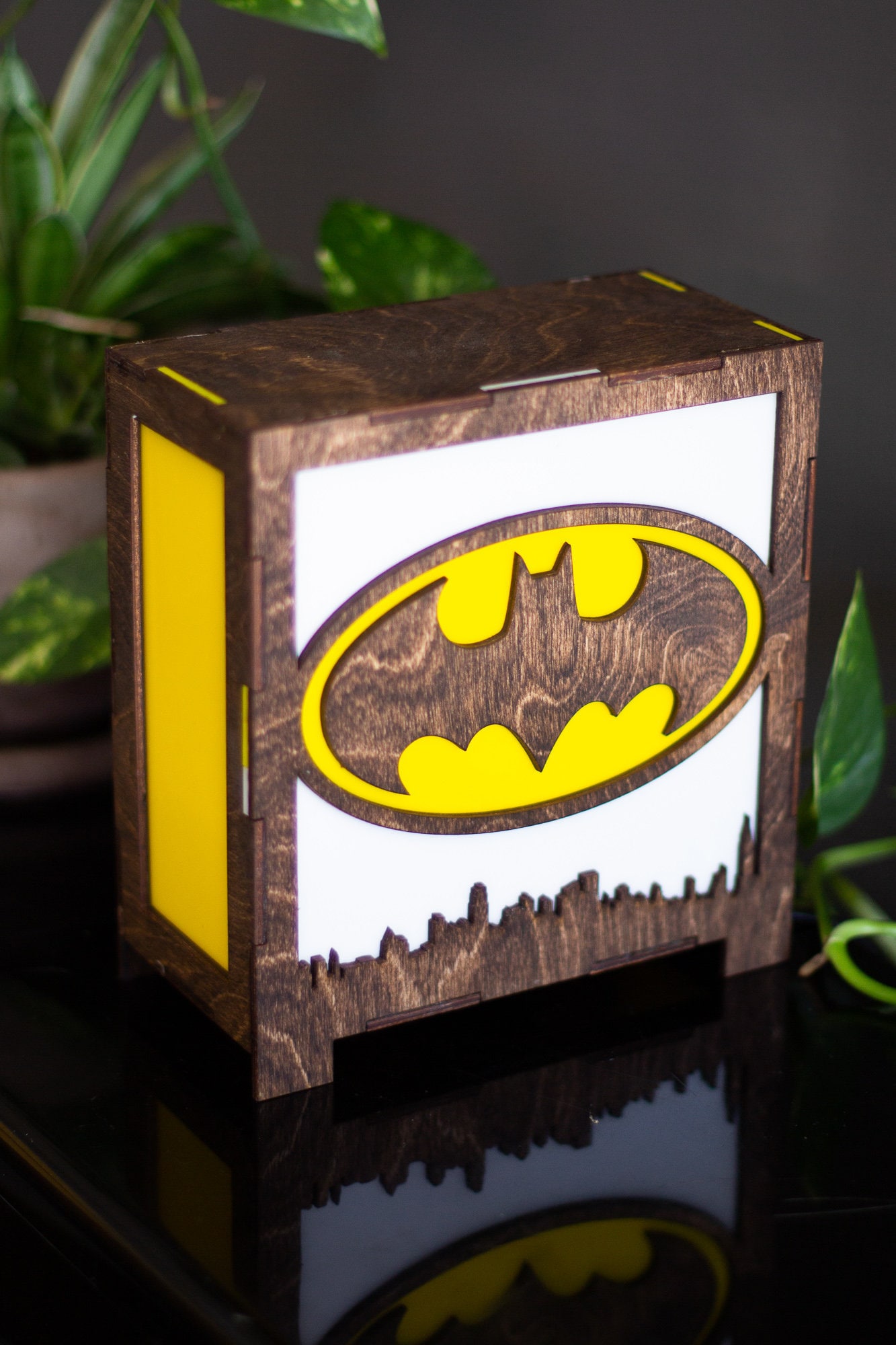 Batman Table Lamp DC Comics Etsy UK