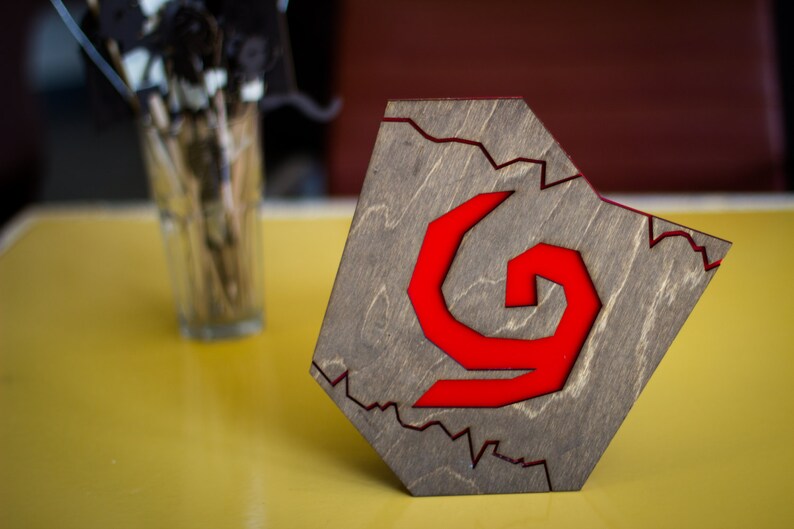 Deku Shield Lamp The Legend of Zelda Wall mountable | Etsy