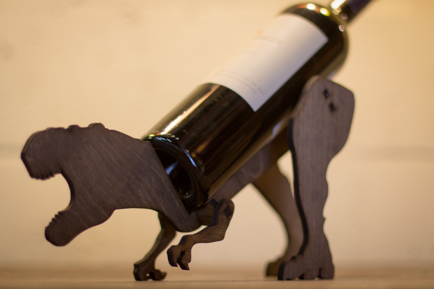 Wino Saur Rex Tyrannosaurus Rex T-Rex Decorative Wine Bottle Holder Dinosaur New 