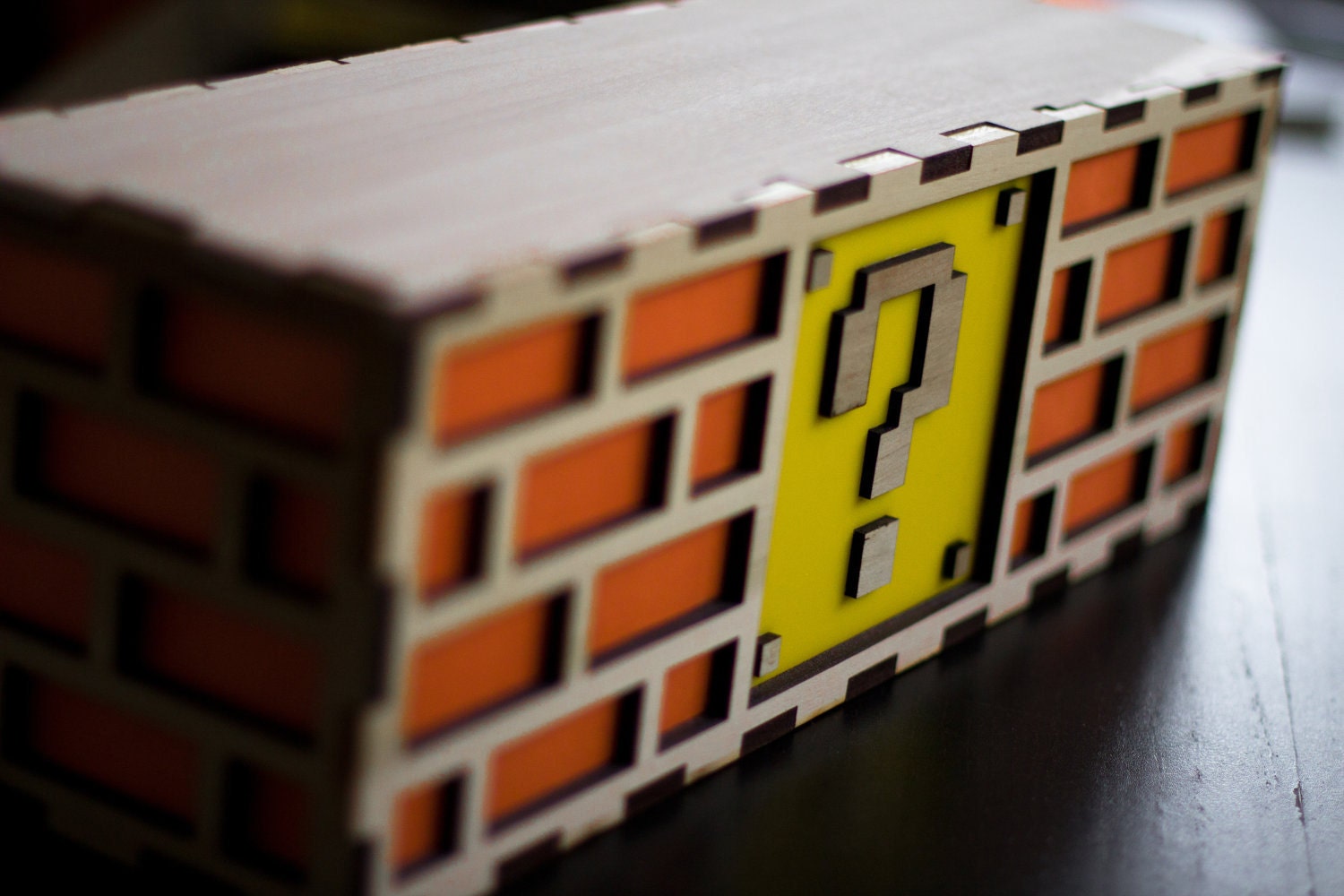 Colorful Mario Question Mark Block Lamp Nintendo roots | Etsy