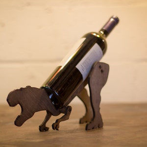 Wine-O-Saur Wooden Dinosaur Wine Rack Tyrannosaurus Rex