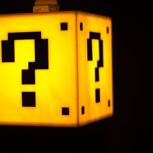 Mario Question Mark Block Hanging lamp image 2